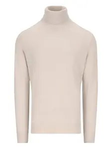 Кашемировый свитер с высоким воротником Loro Piana, серый