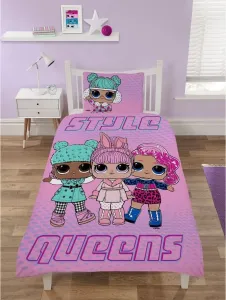 - Комплект постельного белья "Style Queens" AG3366 (односпальная кровать) (розовый/фиолетовый) LOL Surprise