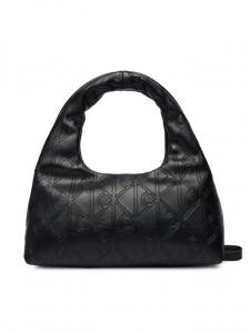 Сумка Calvin Klein Emblem Aop Puffer Bag With Strap LV04F3200G Schwarz