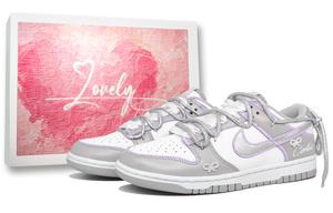 Nike Кроссовки для скейтбординга Dunk, устойчивые к истиранию, унисекс, кристально-фиолетовые