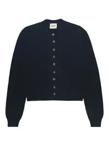 Кардиган Everheart на пуговицах спереди Khaite, черный