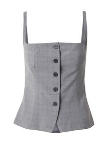 Топ WEEKDAY Panda, серый