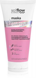 Маска с протеином и смягчающим эффектом для поврежденных волос So!Flow, 200 мл