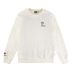 Свитера x ноль через ноль графический пуловер New Balance, белый