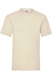 Футболка Fruit of the Loom Valueweight с короткими рукавами, natural