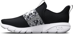 Under Armour Unisex-Adult Flash (Little Kid), Black/Mod Gray/White