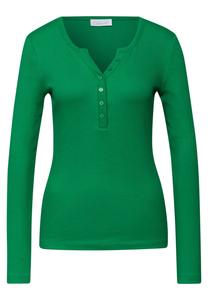 Street One Studio Лонгслив в зеленом цвете