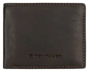 Кошелек TOM TAILOR "LARY", альбомного формата из натуральной кожи, коричневый