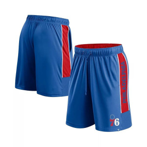 Мужские шорты Royal Philadelphia 76ers Game Winner Defender Fanatics, синий