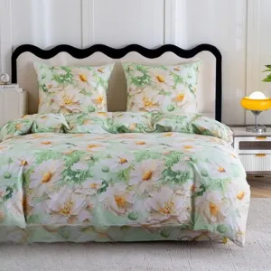 Постельное белье из микрофибры SPRING MEADOW зеленое Размеры постельного белья: 70 x 80 см | 140 x 200 см TEXTILOMANIE