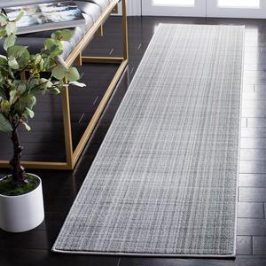 Ковер-дорожка SAFAVIEH, 61 x 244 см, Herat Collection - Ivory & Dark Grey, без линьки и простой в уходе, идеален для помещений с высокой проходимостью в гостиной, спальне (HRT313F)