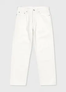 Джинсы с фирменной полосатой нашивкой