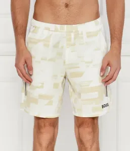 Шорты regular fit Boss Green, бежевый