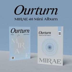 CD диск Mirae: Ourturn - Random Cover - incl. 88pg Photo Book, Photo Card, Poster, DIY Bookmark, Bookmark, Message Card + 2 Stickers