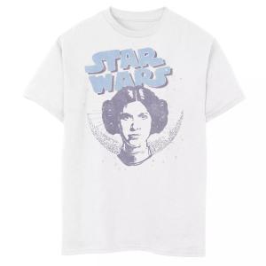 Футболка с изображением принцессы Леи и небесного портрета для мальчиков 8–20 лет «Звездные войны» Star Wars