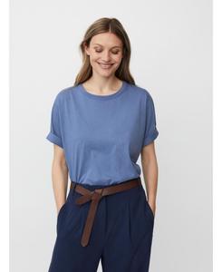 Женская футболка MaDoreann с коротким рукавом и круглым вырезом Masai Copenhagen, Bijou blue