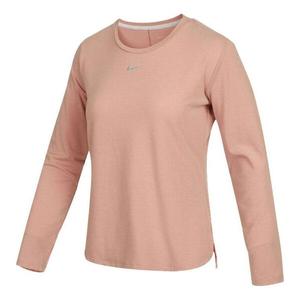 Футболка (WMNS) Nike AS W NK One LUXE DF LS STD Top Rose WHISPER, серый