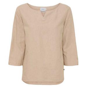 Футболка Sea Ranch Corrie 3/4 Sleeve V Neck, бежевый