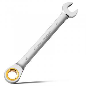 Матовый ключ двойного назначения Deli с трещоткой, 90 зубьев, открытый быстродействующий ключ, 30 мм, DL34330