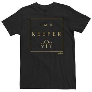 Футболка Big & Tall Quidditch "I'm a Keeper" Harry Potter