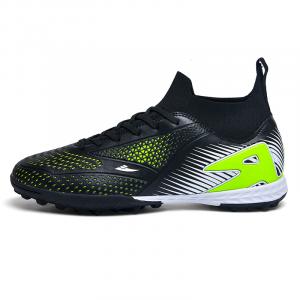 Kuding Футбольные бутсы унисекс, средний верх, аквамарин/белый, синий/черный, зеленый