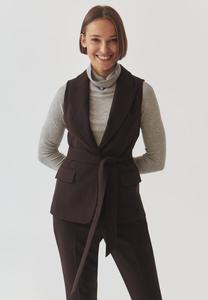 Жилет LAMKINA TATUUM, темно-коричневый