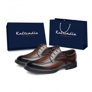 Kaltendin Мужские туфли из натуральной кожи крупного рогатого скота коричневые, цвет Brown