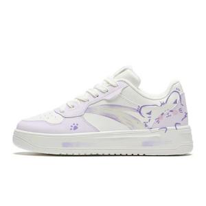 Удобные низкие скейтбордные кроссовки унисекс с противоскользящей амортизацией Anta, фиолетовый