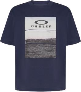 Футболка Enhance QDC SS Tee Sunset 3.0 унисекс для взрослых Oakley, туманно-синий