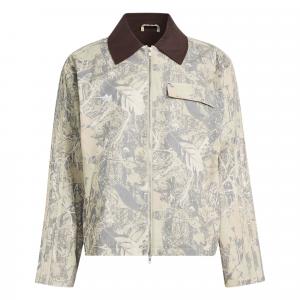 FW25 WORKWEAR CANVAS Пуховик мужской Adidas Originals, светло sesame серый/серый/miracle коричневый