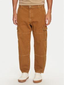 Тканевые брюки свободного кроя Mustang, коричневый