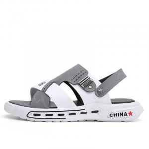 Shiozawa Серые унисекс сандалии на одной застежке, цвет Gray