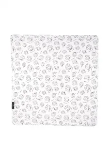 Плед с логотипом Karl Lagerfeld Kids, белый