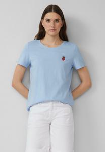 Футболка с принтом MIT STICKEREI s.Oliver, светло-голубой