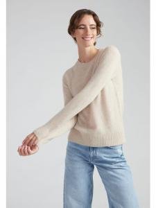 Кашемировый свитер песочного цвета Style Republic