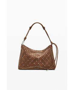 Женская сумка среднего размера из искусственной кожи с вырезом Desigual, Camel