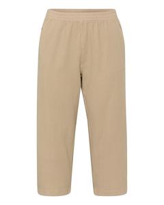 Брюки свободного кроя KAFFE CURVE KCNana, бежевый