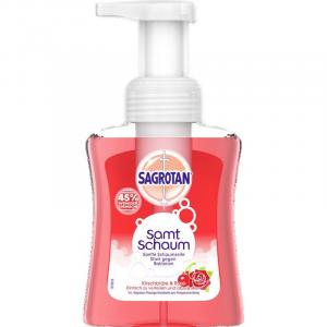 Бархатная пенка Нежное мыло-пенка «Вишневый цвет и роза» Sagrotan, 250 ml