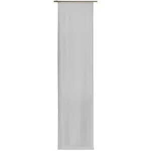 Шторка Schiebegardine Sunday Панельная на направляющем треке, 1 шт., с аксессуарами Wirth, светло-серый