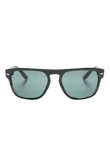 Солнцезащитные очки Rb4407 в квадратной оправе Ray-Ban, черный