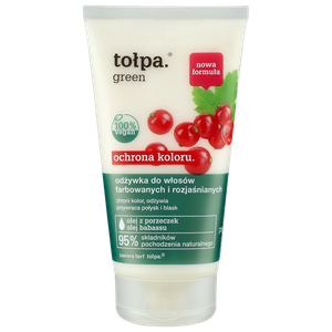 Кондиционер для окрашенных и обесцвеченных волос, 150 мл Tołpa Green ochrona koloru