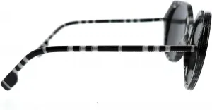 Солнцезащитные очки BURBERRY BE 4375 400487 Vanessa Check White/Black Dark, Multicolor