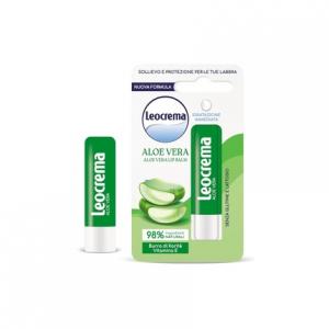 Помада для губ с алоэ вера - мягкий бальзам для губ Leocrema