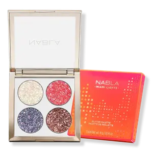 Тени для век Miami Lights Glitter Palette NABLA
