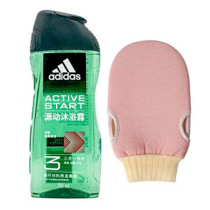 Набор для ухода 3 в 1 успокаивающая кожа гель для душа 600мл + бомбочка для ванны Adidas