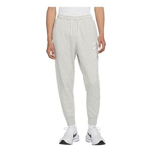 Брюки men's printing brand logo solid color lacing bundle feet sports pants/trousers/joggers autumn white Nike, мультиколор