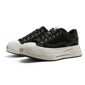 MUYI Низкие повседневные кроссовки унисекс черные, цвет Black Women's