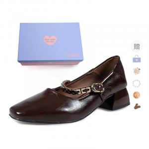 Xingdiman Женские повседневные туфли-лодочки коричневые [подарочный набор] (с подарком), цвет Brown[Gift Box Set](Gift Included)