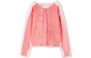 Свитер детский Burberry, бело-розовый