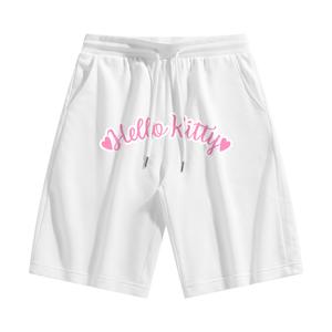 Хелло Китти повседневные шорты унисекс Sanrio, белый